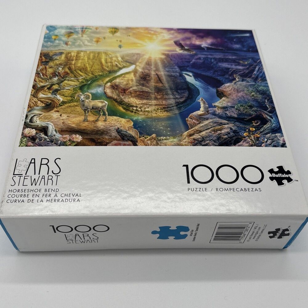 - Lars Stewart - Horseshoe Bend- 1000 Piece Jigsaw Puzzle - Colorful, National